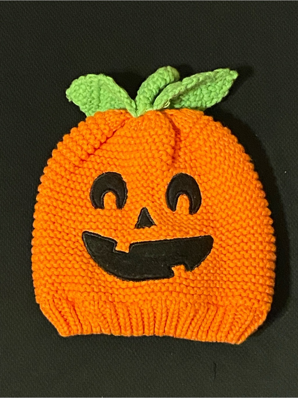 Carter’s Halloween Pumpkin Jack-o-lantern Hat 0-3 months
